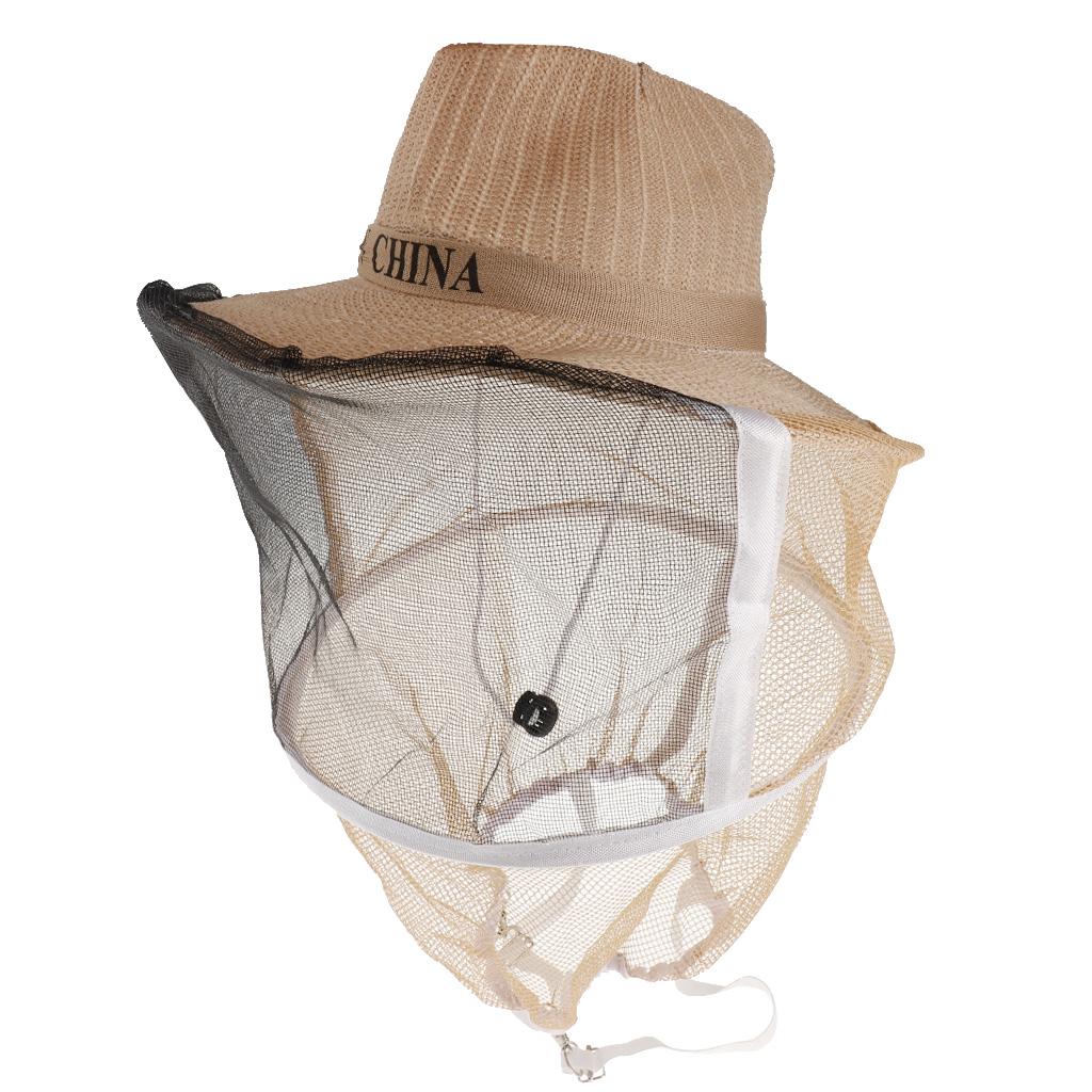 Beekeeping Beekeepers Hat Veil for Bee Protection Cowboy Hat Anti-flies
