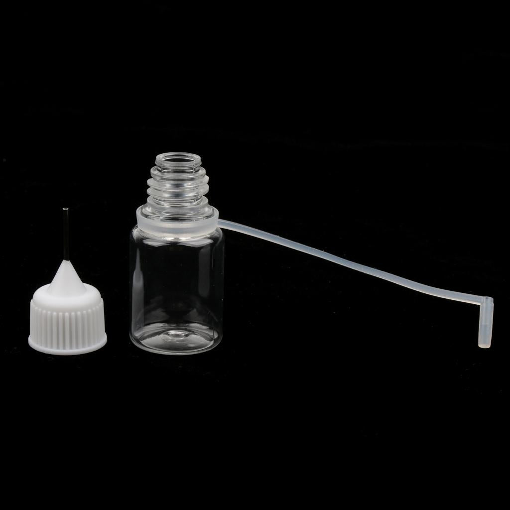 5Pcs 5ml  Squeeze Bottle Water Bottle Needle Tip Dropper Juice Storage Bottle