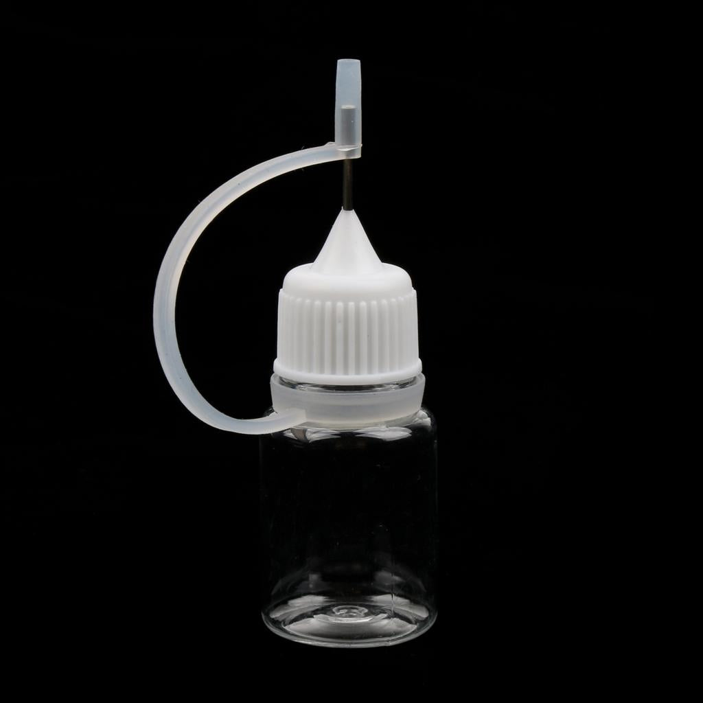 5Pcs 5ml  Squeeze Bottle Water Bottle Needle Tip Dropper Juice Storage Bottle