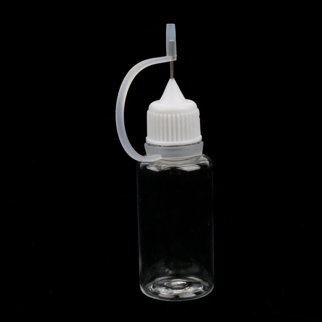 5Pcs 15ml Squeeze Bottle Water Bottle Needle Tip Dropper Juice Storage Bottle