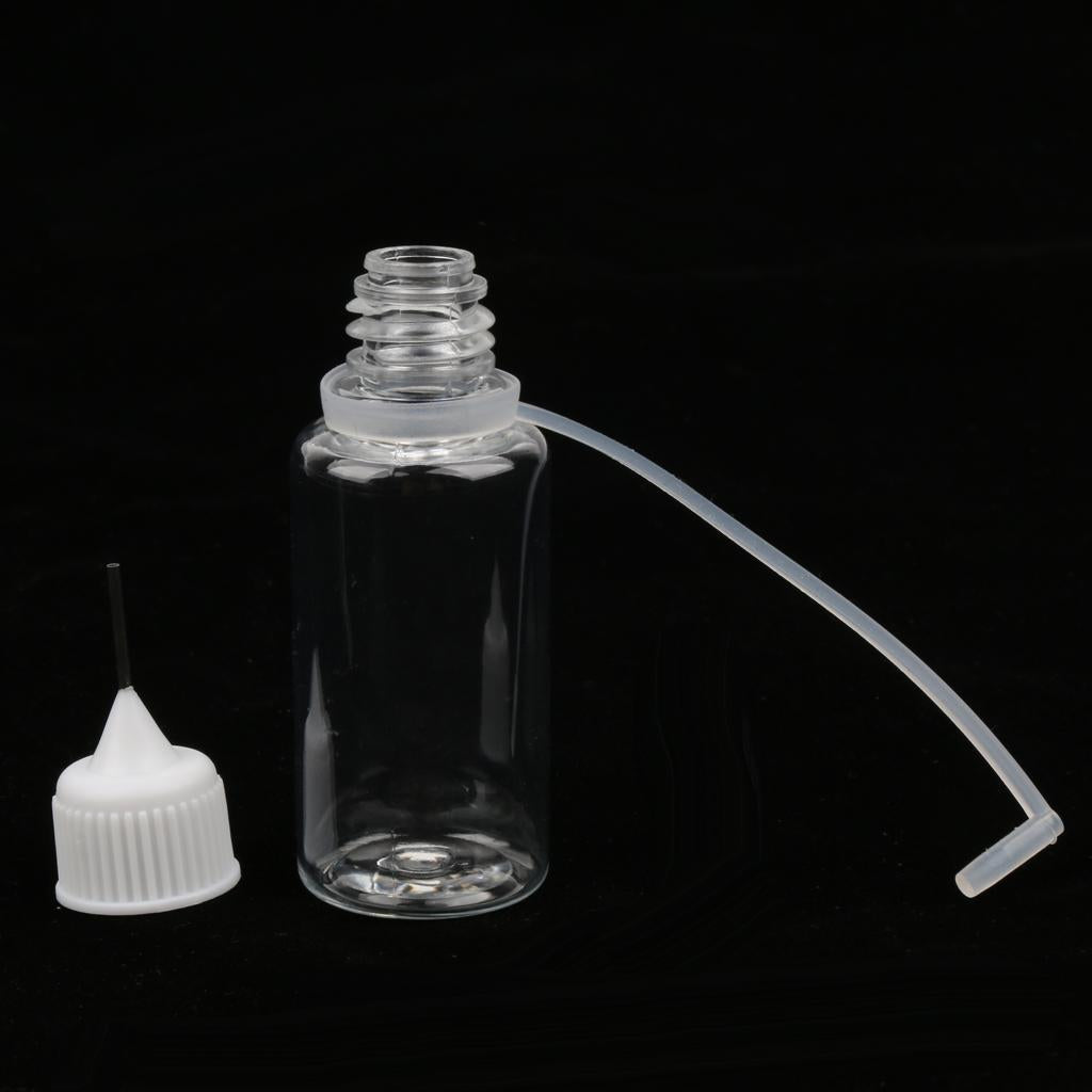 5Pcs 15ml Squeeze Bottle Water Bottle Needle Tip Dropper Juice Storage Bottle