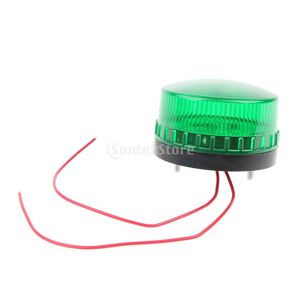 Emergency LED Beacon Green Flashing Strobe Signal Warning Light Lamp, DC24V