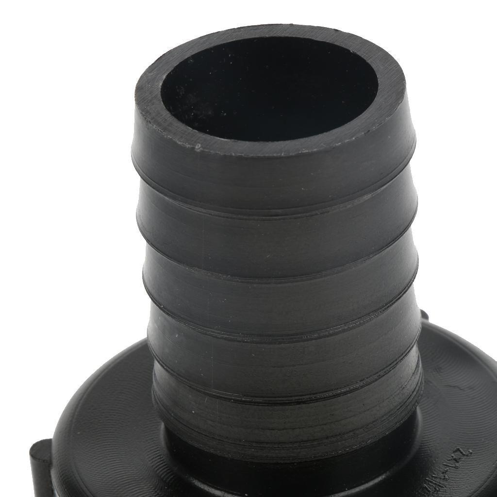 IBC Tote Tank Adapter Coarse Thread Water Tank Connector Fitting Black 38mm