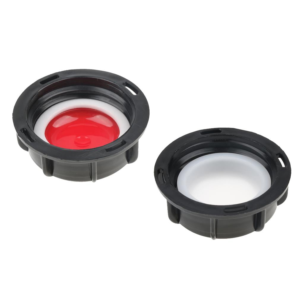 1000L IBC Ton Barrel Valve Dust Cover Three-piece IBC Adaptor Fitting Red