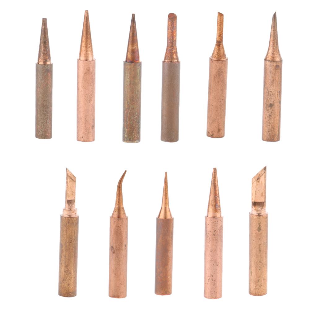 5pcs 936 Pure Copper Lead free Solder Iron Tips Soldering Tool 900M-T-K