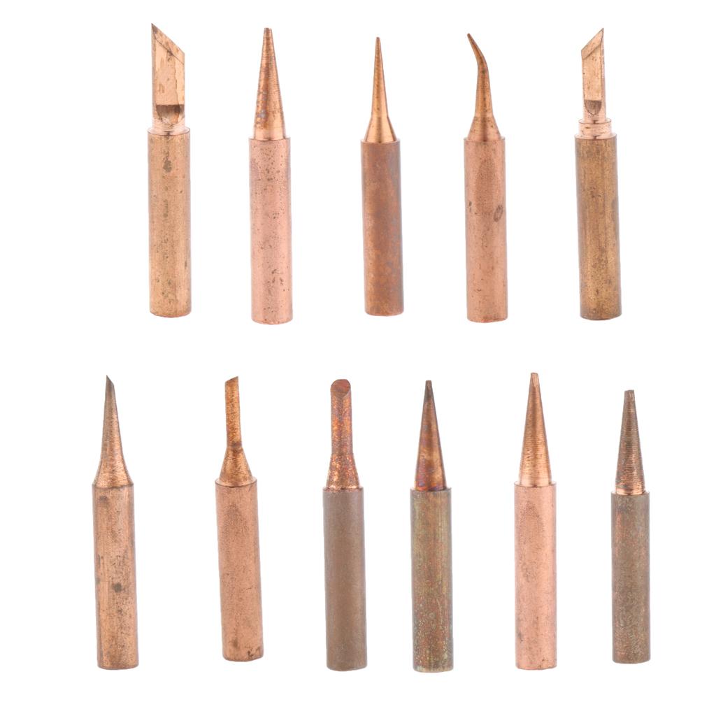 5pcs 936 Pure Copper Lead free Solder Iron Tips Soldering Tool 900M-T-K