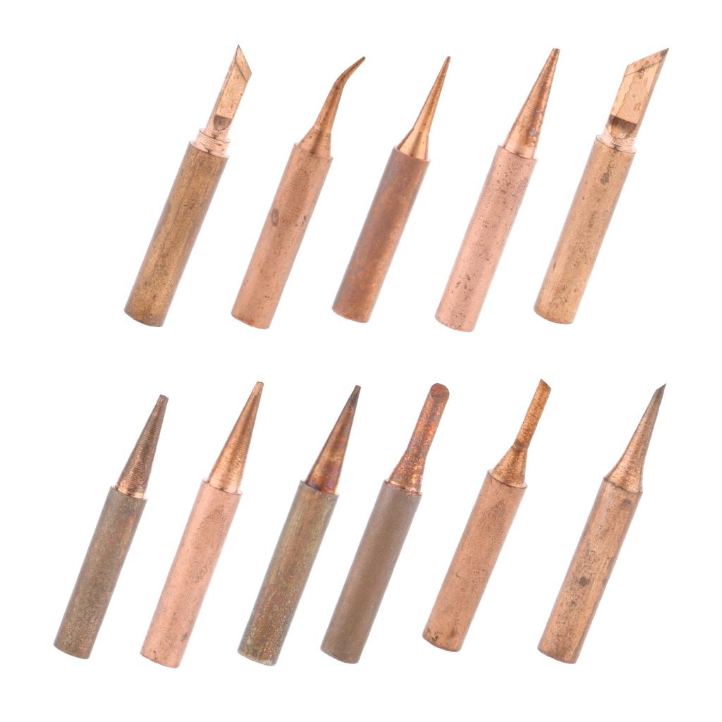 5pcs 936 Pure Copper Lead free Solder Iron Tips Soldering Tool 900M-T-K