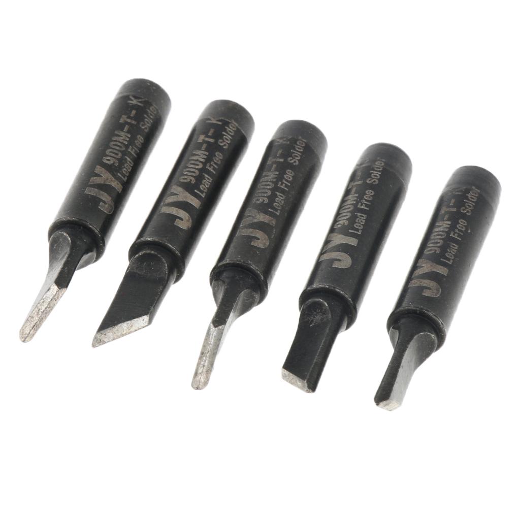 5 Piece Replacement Lead-free Solder Soldering Iron Tip Tools  900M-T-Thin K