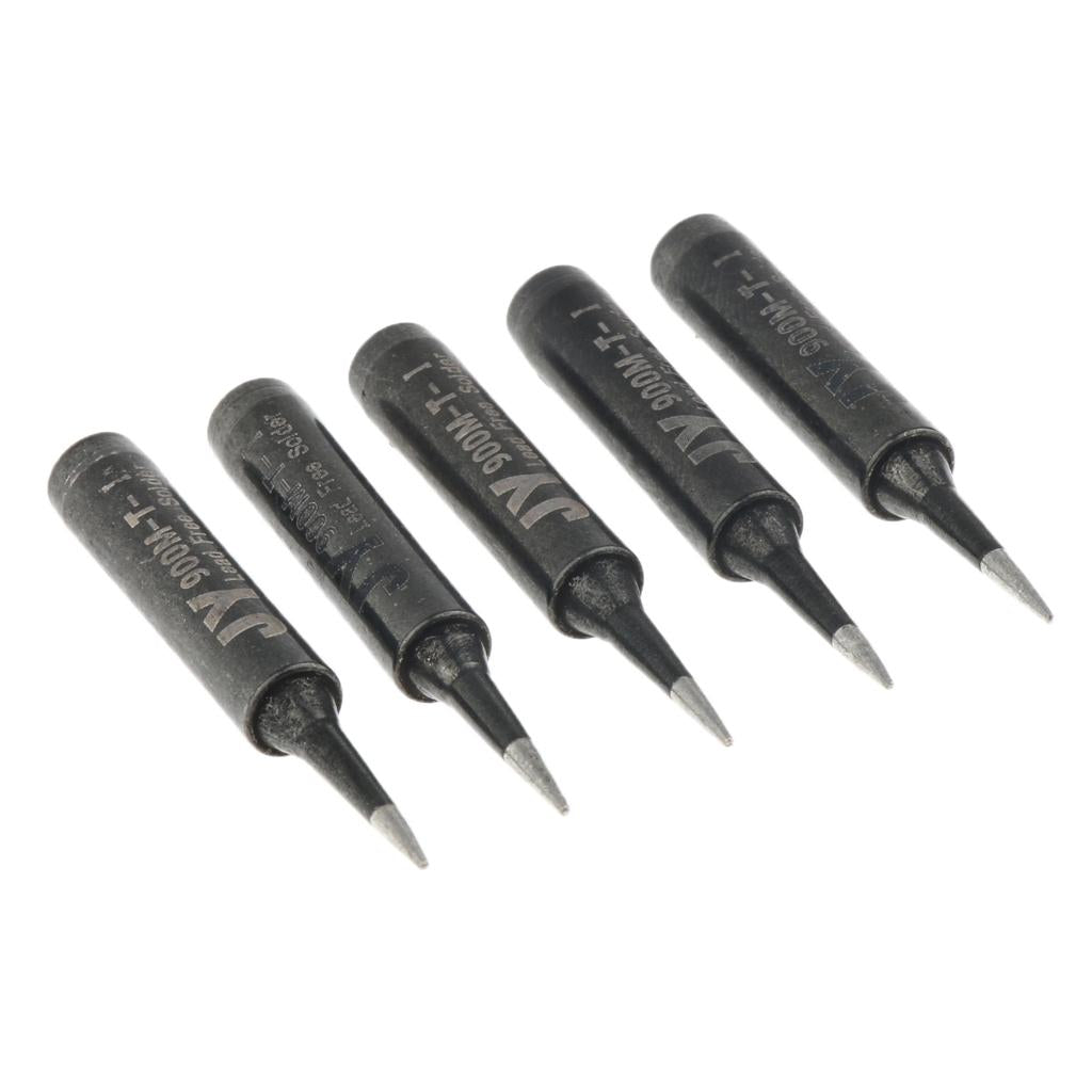 5 Piece Replacement Lead-free Solder Soldering Iron Tip Tools  900M-T-B