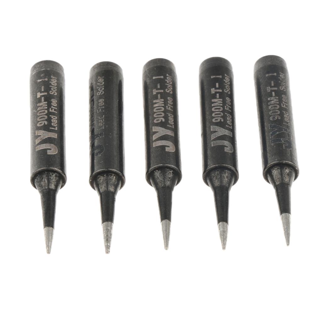 5 Piece Replacement Lead-free Solder Soldering Iron Tip Tools  900M-T-B