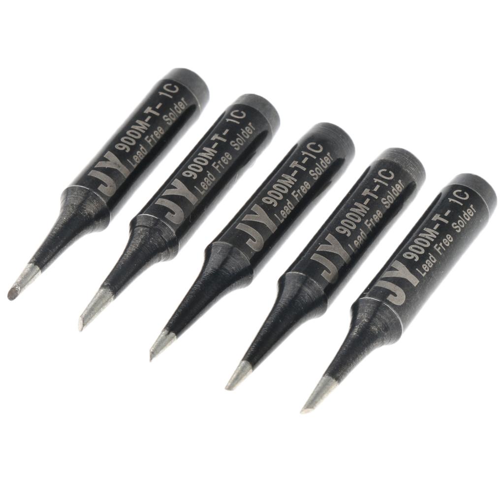 5 Piece Replacement Lead-free Solder Soldering Iron Tip Tools  900M-T-1C