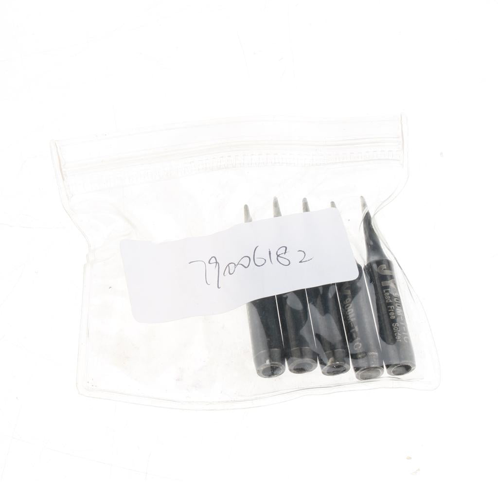 5 Piece Replacement Lead-free Solder Soldering Iron Tip Tools  900M-T-1C