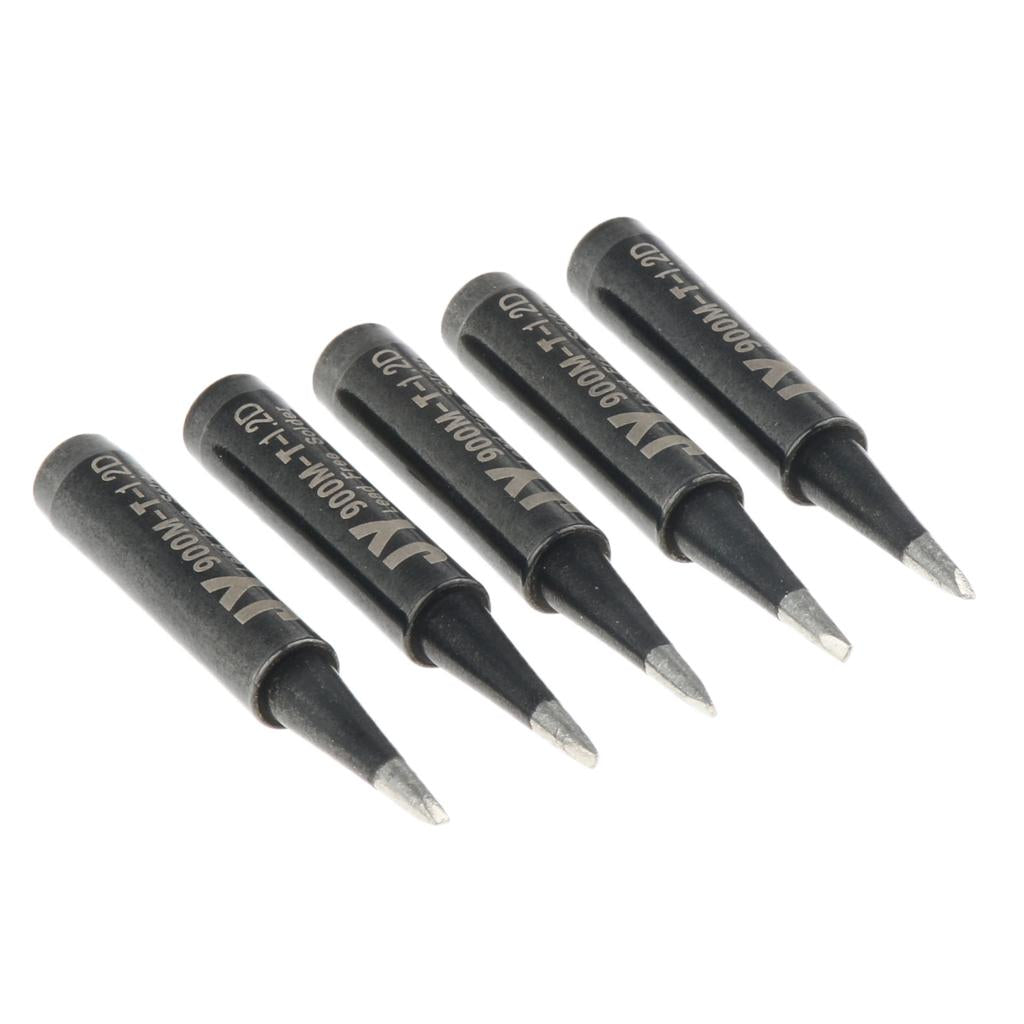 5 Piece Replacement Lead-free Solder Soldering Iron Tip Tools  900M-T-1.2D