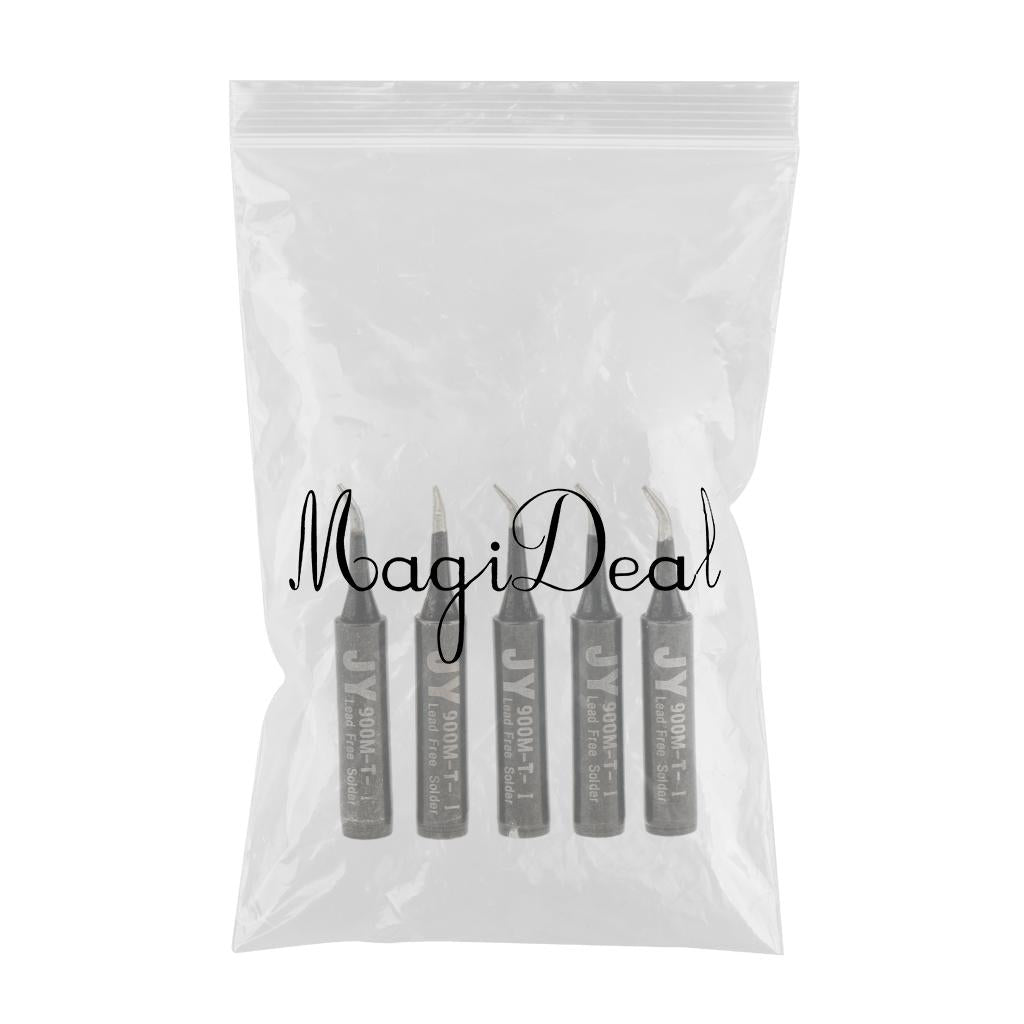 5 Piece Replacement Lead-free Solder Soldering Iron Tip Tools  900M-T-SI