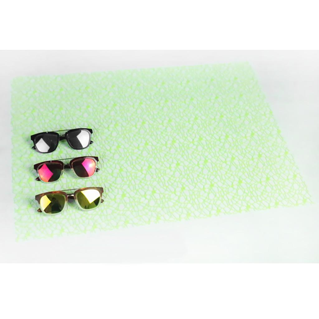 50x70mm Decorative Place Mat for Optical Jewelry Display Shallow Green