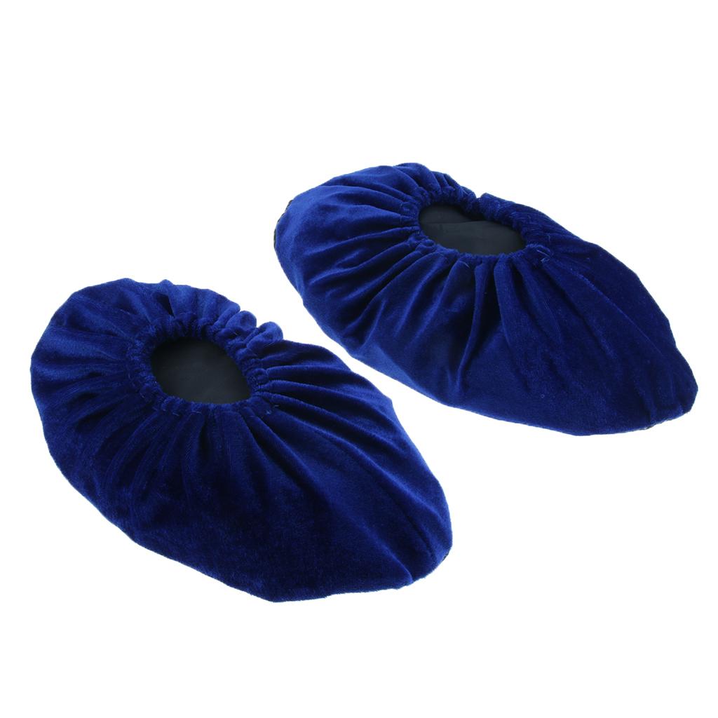 Washable Slip-on Reusable Anti-slip Shoe Covers Overshoes for Household Royalblue