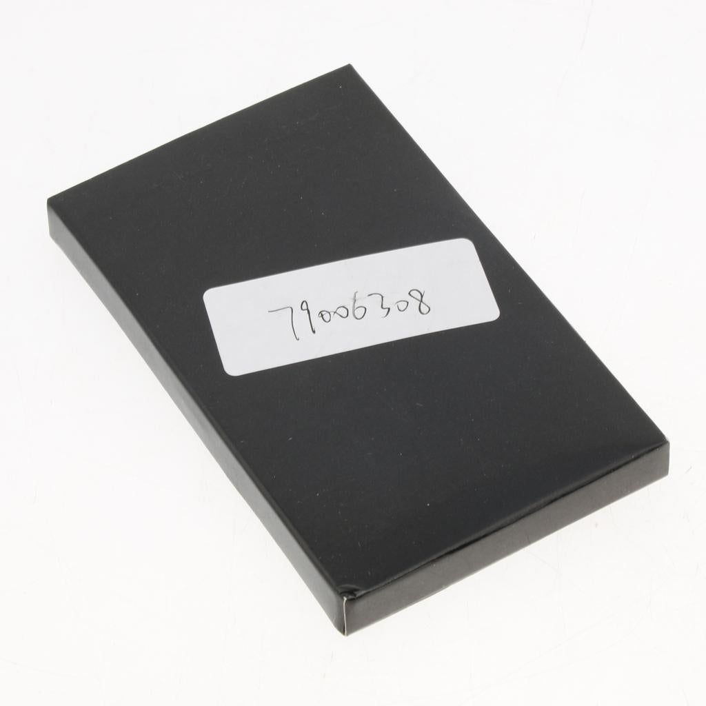 Stainless Steel ID Credit Name Business Card Holder Case Box Blue