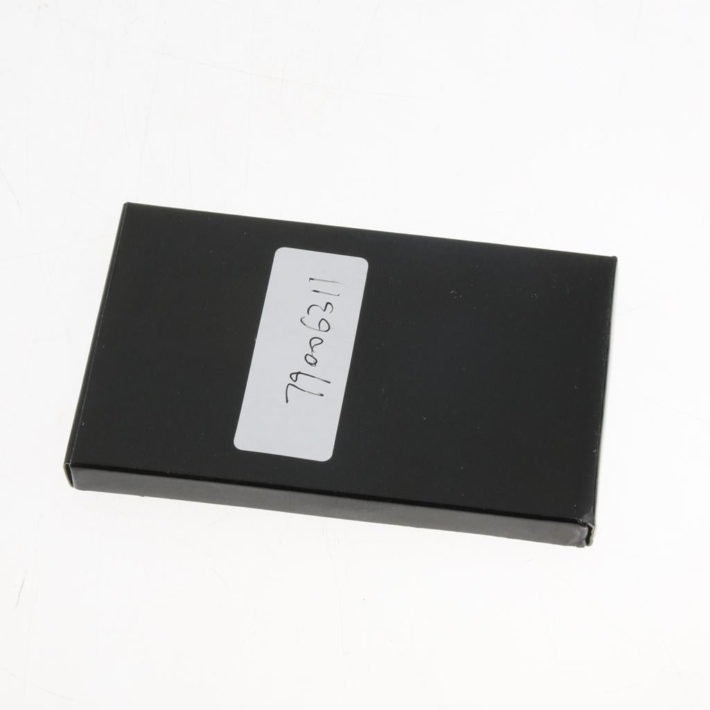 Stainless Steel ID Credit Name Business Card Holder Case Box Black