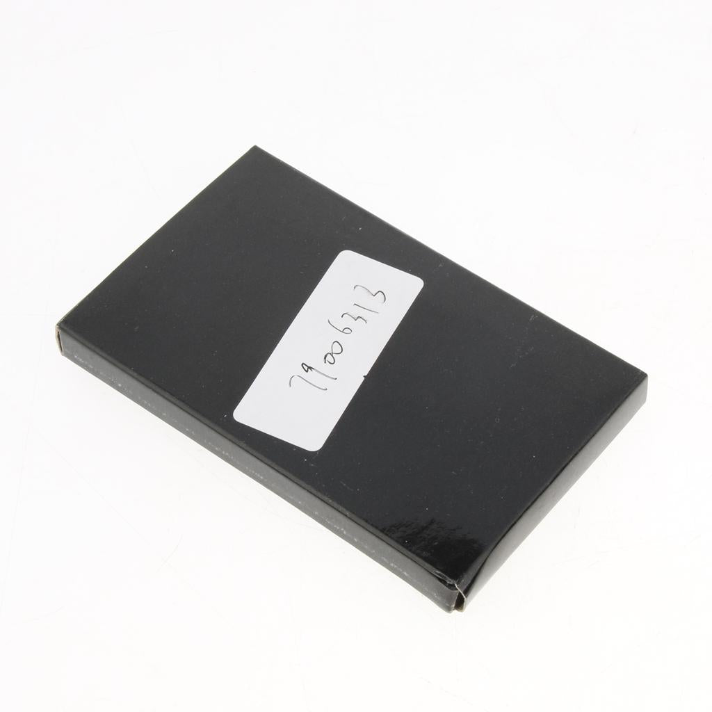 Stainless Steel Hand-Push Business Card Case ID Credit Name Card Holder Box