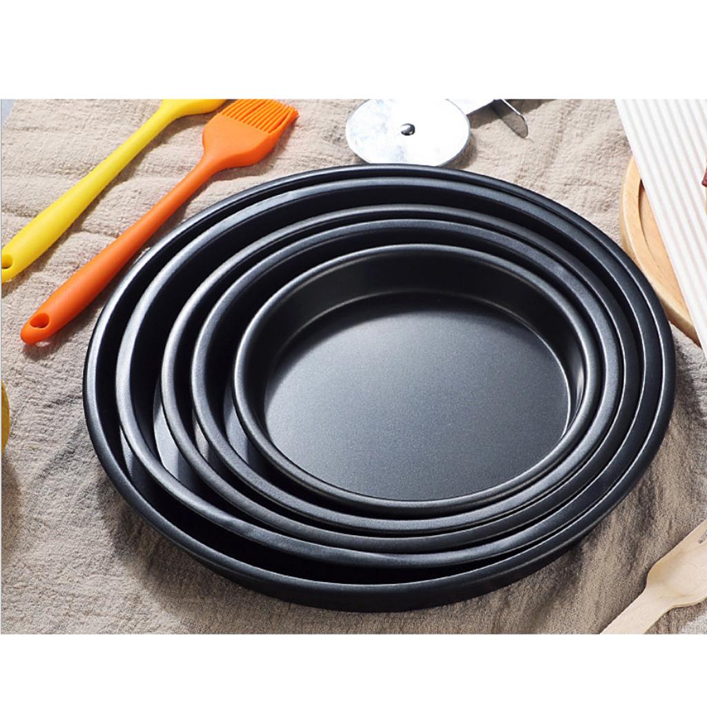 Anodized Aluminum Alloy Pizza Baking Plate Nonstick Coating 6in