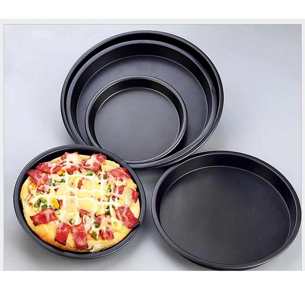 Anodized Aluminum Alloy Pizza Baking Plate Nonstick Coating 9in