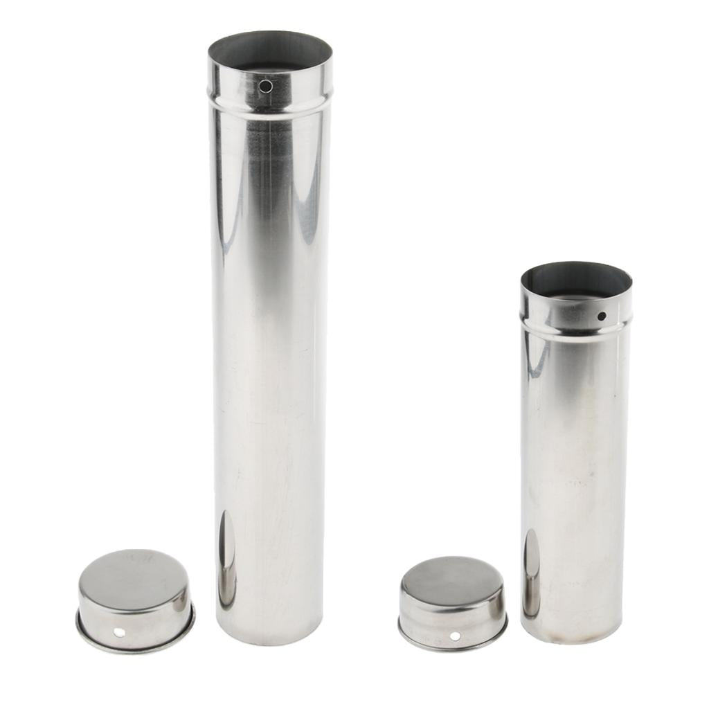 Stainless Steel Pipet Sterilizing Boxes Pipette Sterilization Tube 23cm 9''