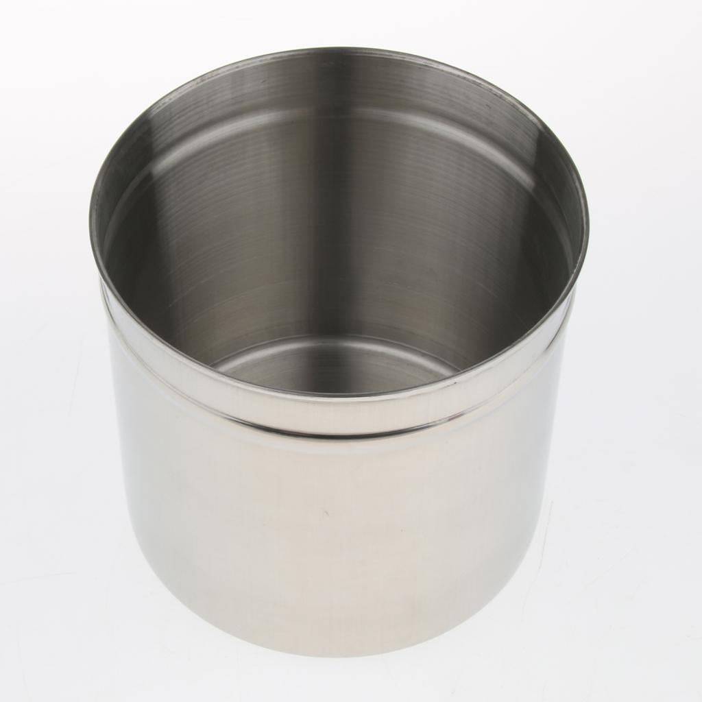 Stainless Steel Cotton Disinfection Tank Sterilizing Container Box Can 12 cm