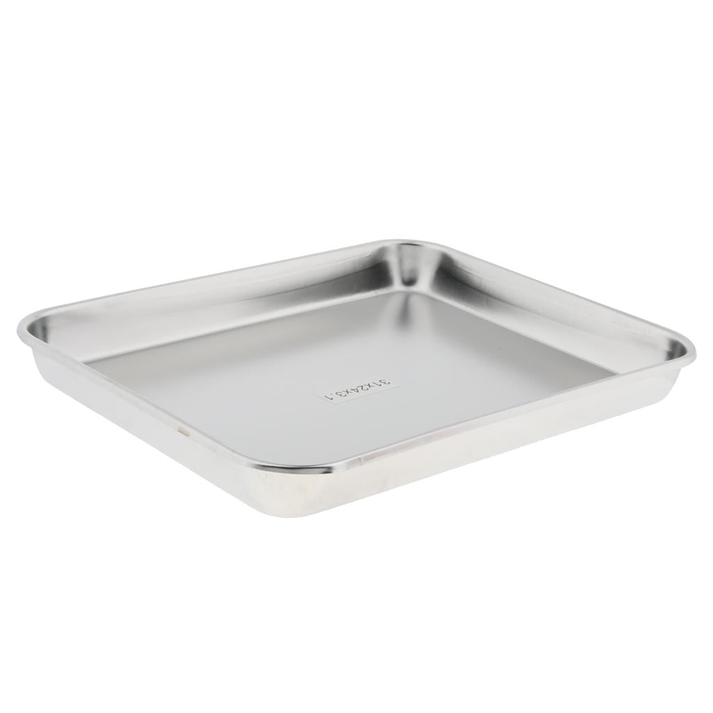 Stainless Steel Instrument Tray Lab Tool Holder Dish 31cm