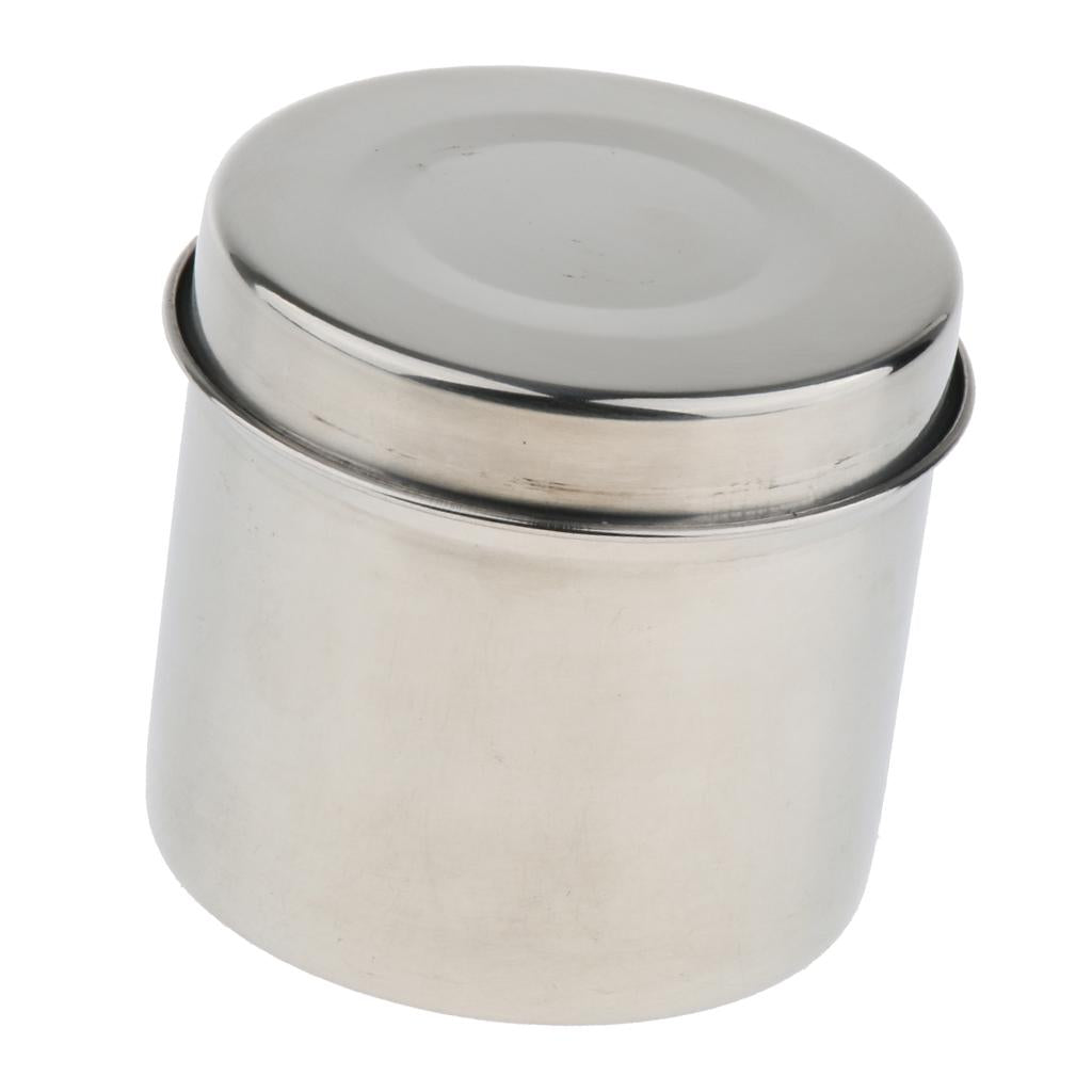 Stainless Steel Cotton Disinfection Tank Sterilizing Container Box Can 9cm