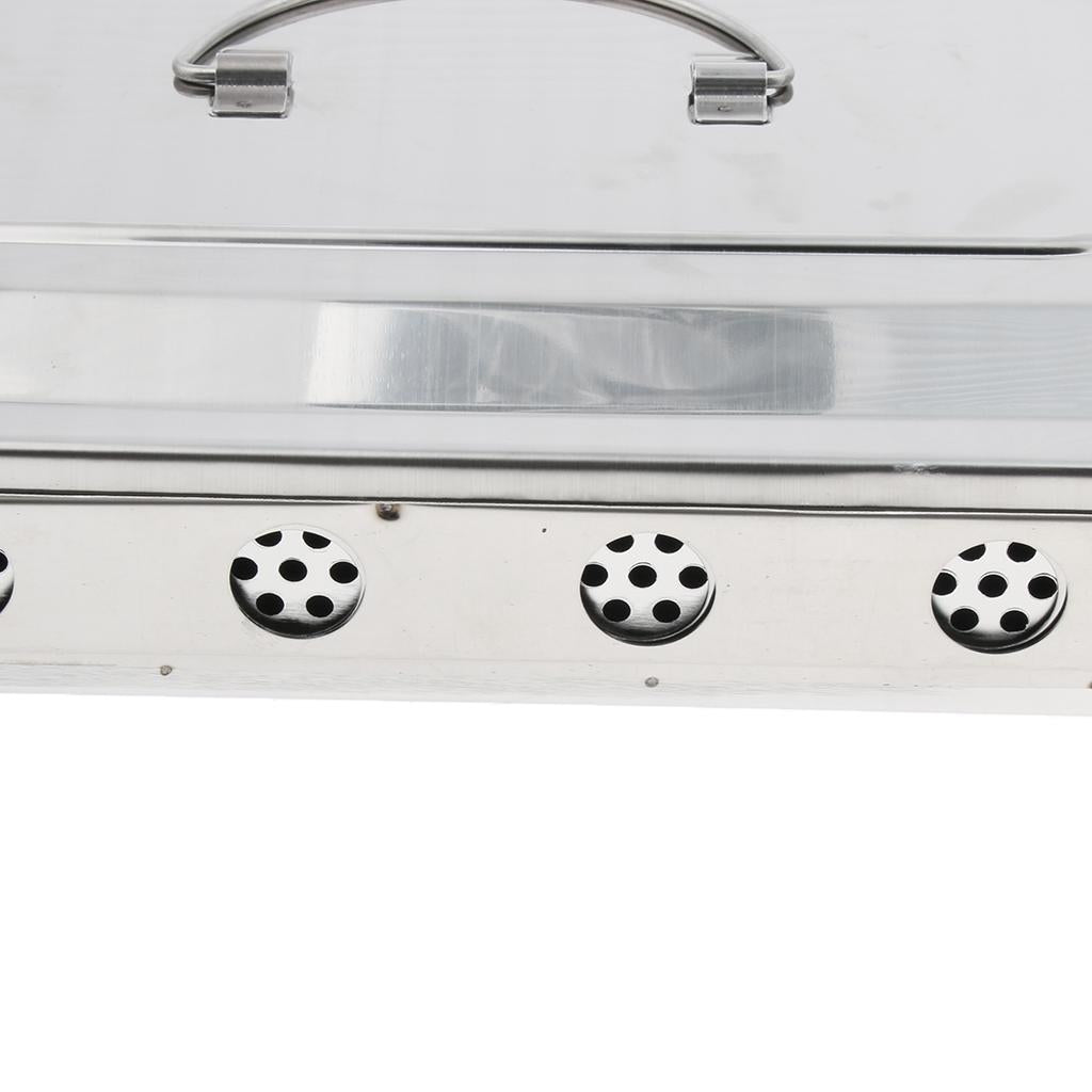 Instrument Box w/ Lid Stainless Steel 201 11.5Inch with Holes