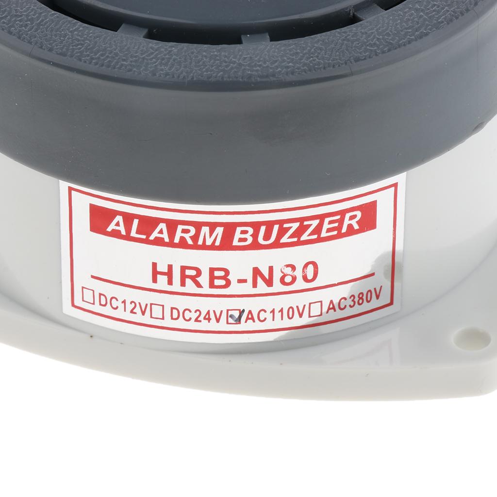 Universal Active Alarm Horn Speaker Beeper Buzzer Warning HRB-N80-110V