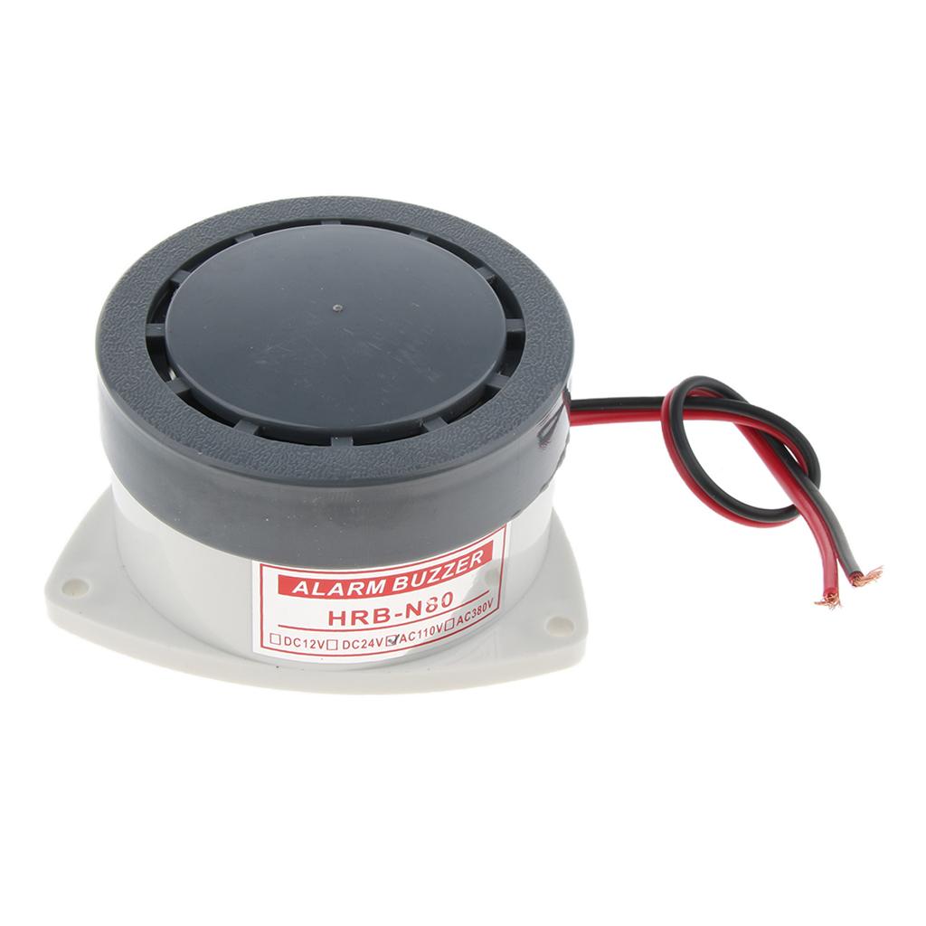 Universal Active Alarm Horn Speaker Beeper Buzzer Warning HRB-N80-110V