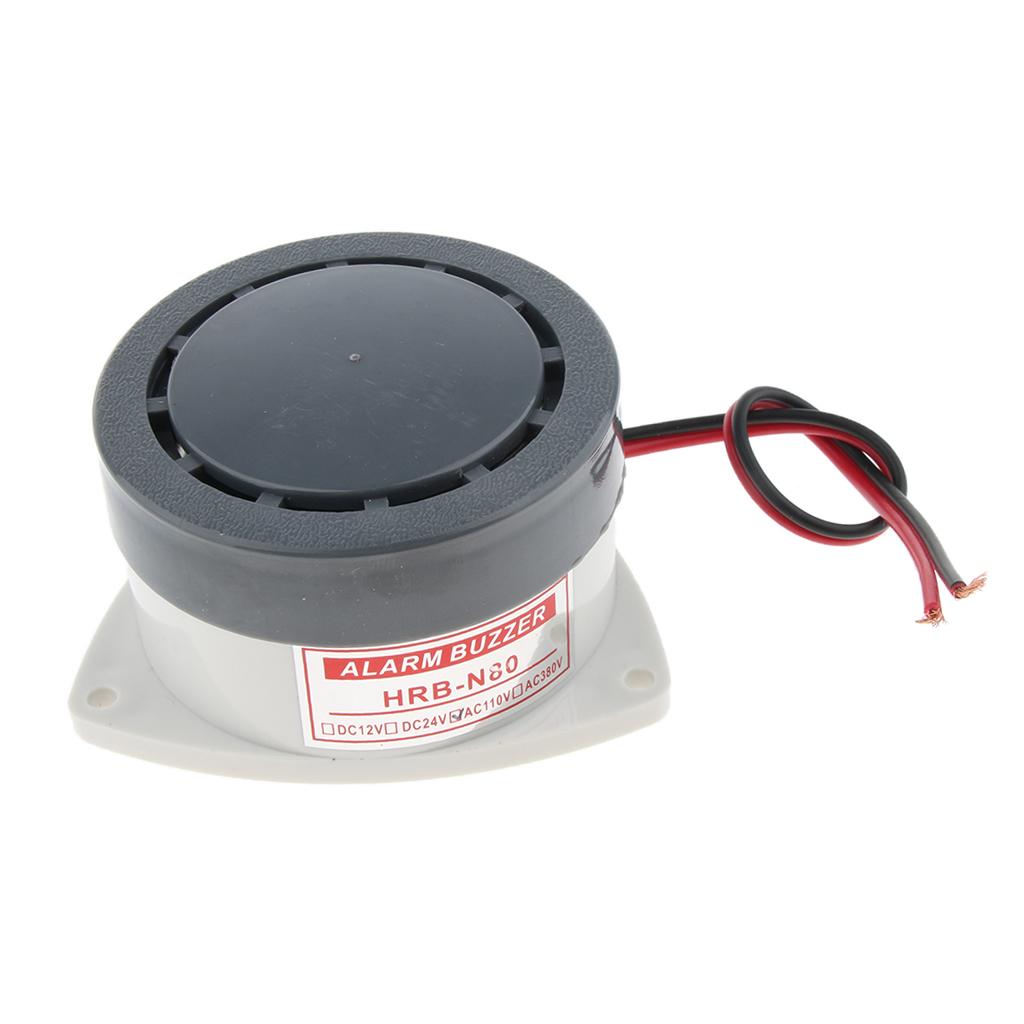 Universal Active Alarm Horn Speaker Beeper Buzzer Warning HRB-N80-110V