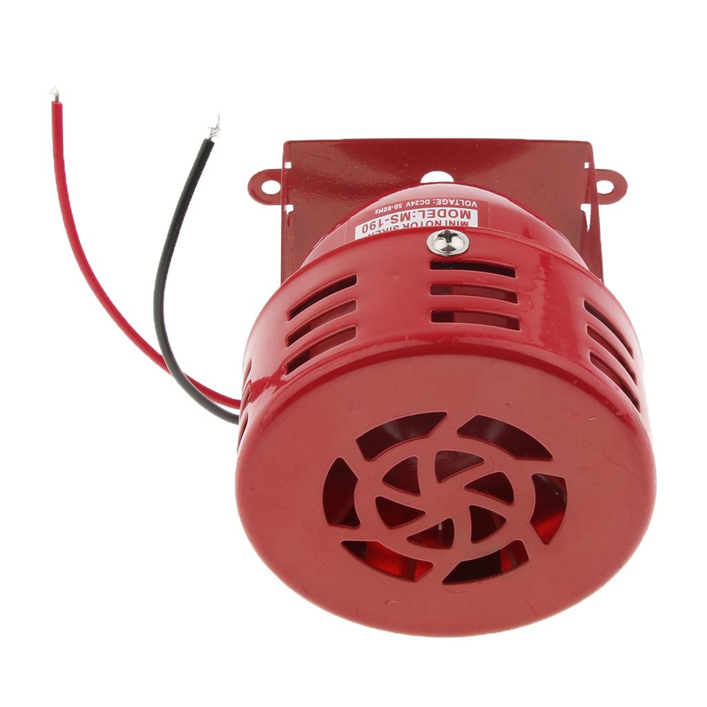 Industrial 110dB MS 190 Alarm Sound Motor High Power Buzzer Siren 24V