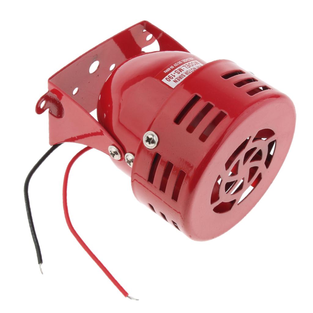 Industrial 110dB MS 190 Alarm Sound Motor High Power Buzzer Siren 12V