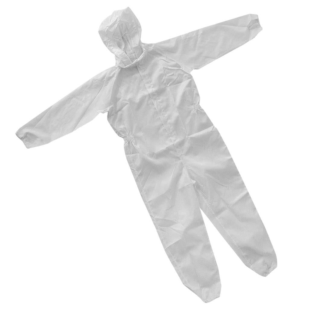 Anti-static Protective Coverall Safety Work Wear Clothing White 2XL