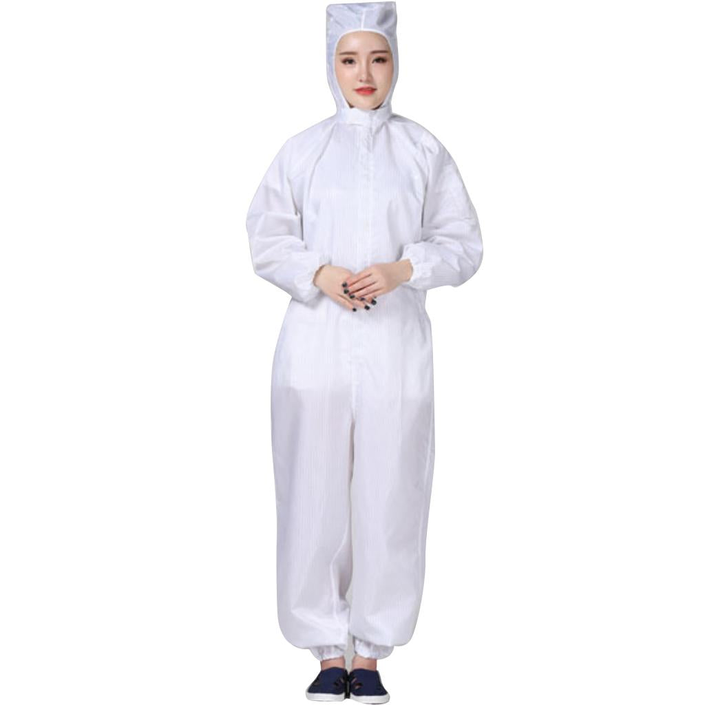 Anti-static Protective Coverall Safety Work Wear Clothing White 2XL