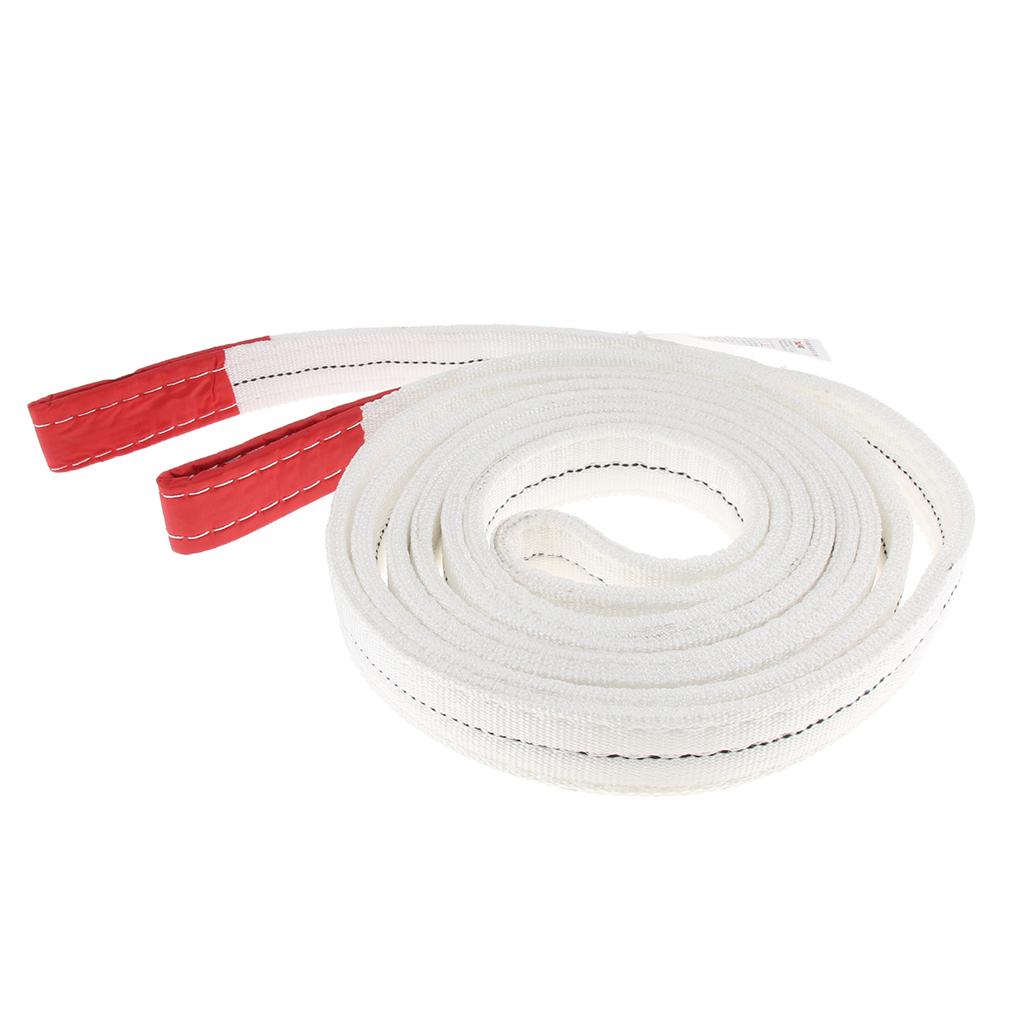 Double PLY Cover Endless Round Polyster Lifting Slings Tow Strap 1Ton 4meter