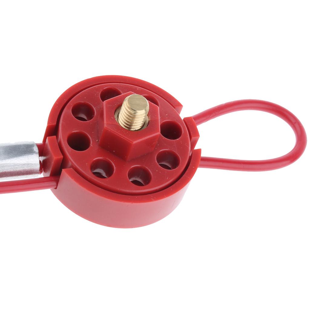 Adjustable Lockout Cable LOTO lockout tagout Electrical Safety Device 2m