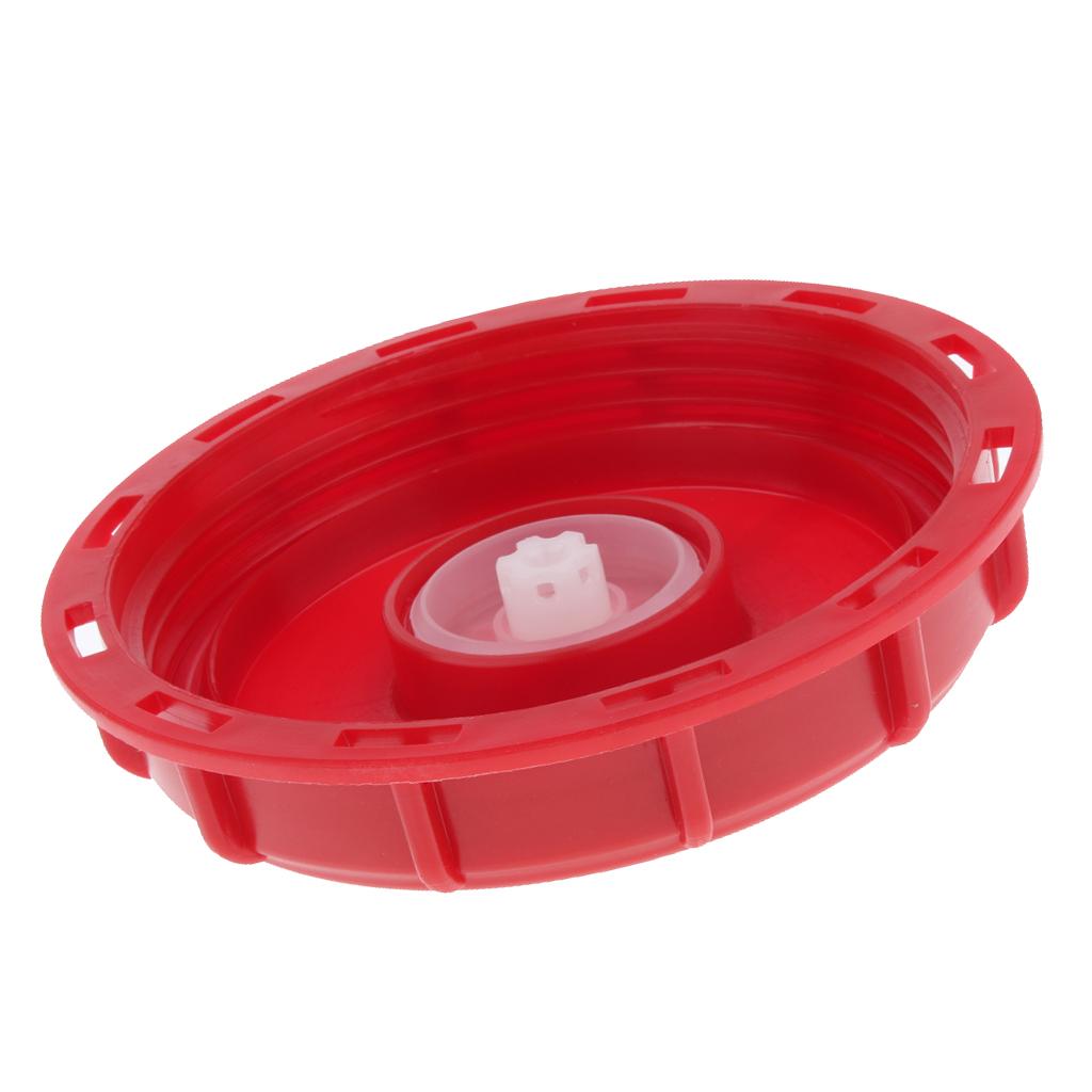 1000L IBC Water Tank Cover Lid Cap Valve Parts Garden Hose Dust Cover Red