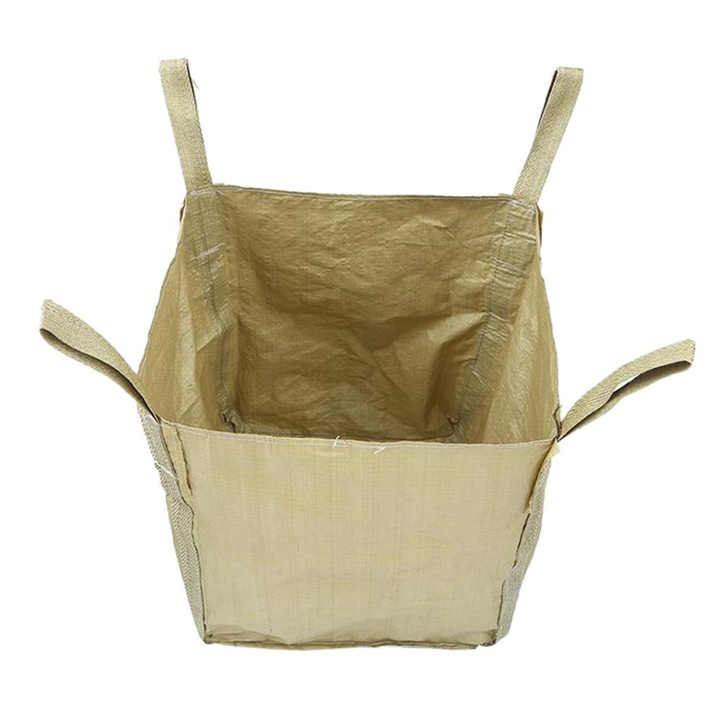 1.5t FIBC Bulk Bag Super Sack Waste Storage 3.0x3.0x3.6' w/ 4 Handles