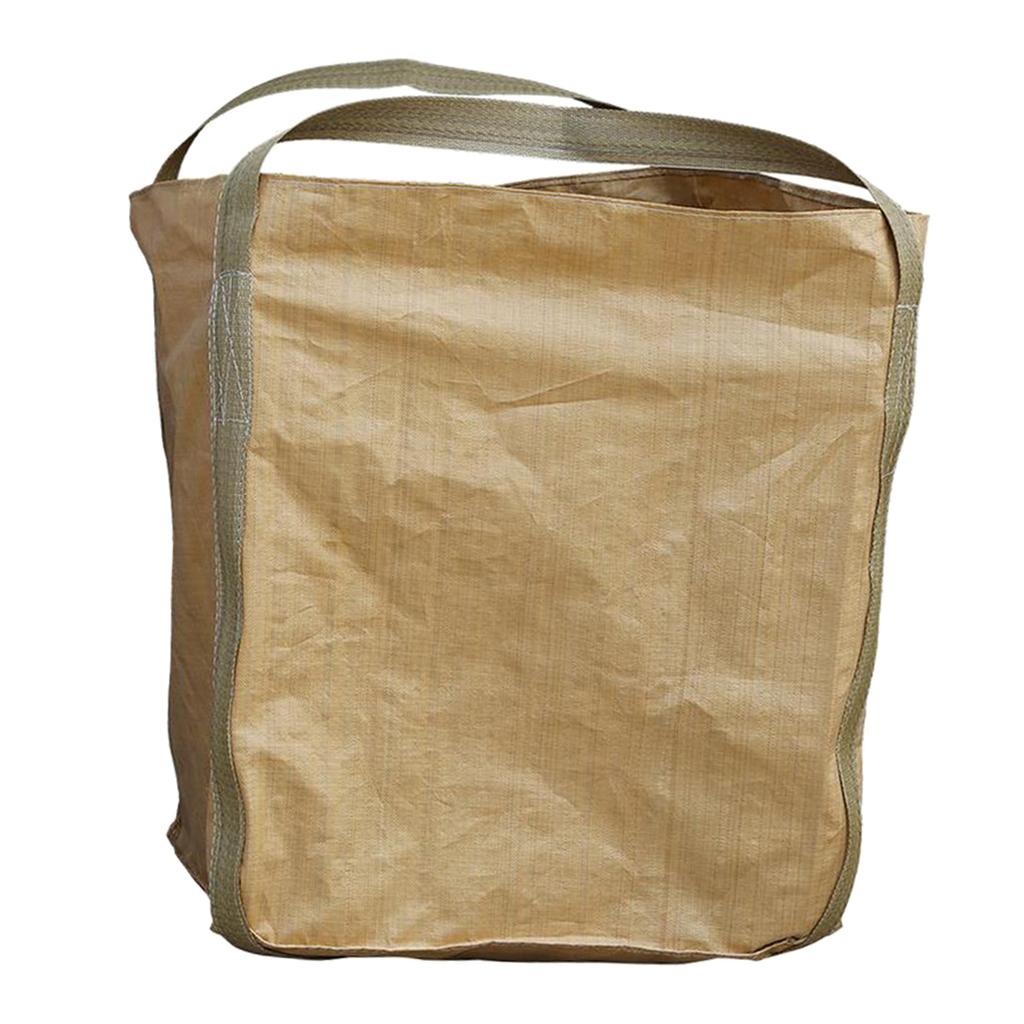 2t FIBC Bulk Bag Super Sack Storage 3.3x3.3x3.9' w/ Duffle Top & 2 Handle