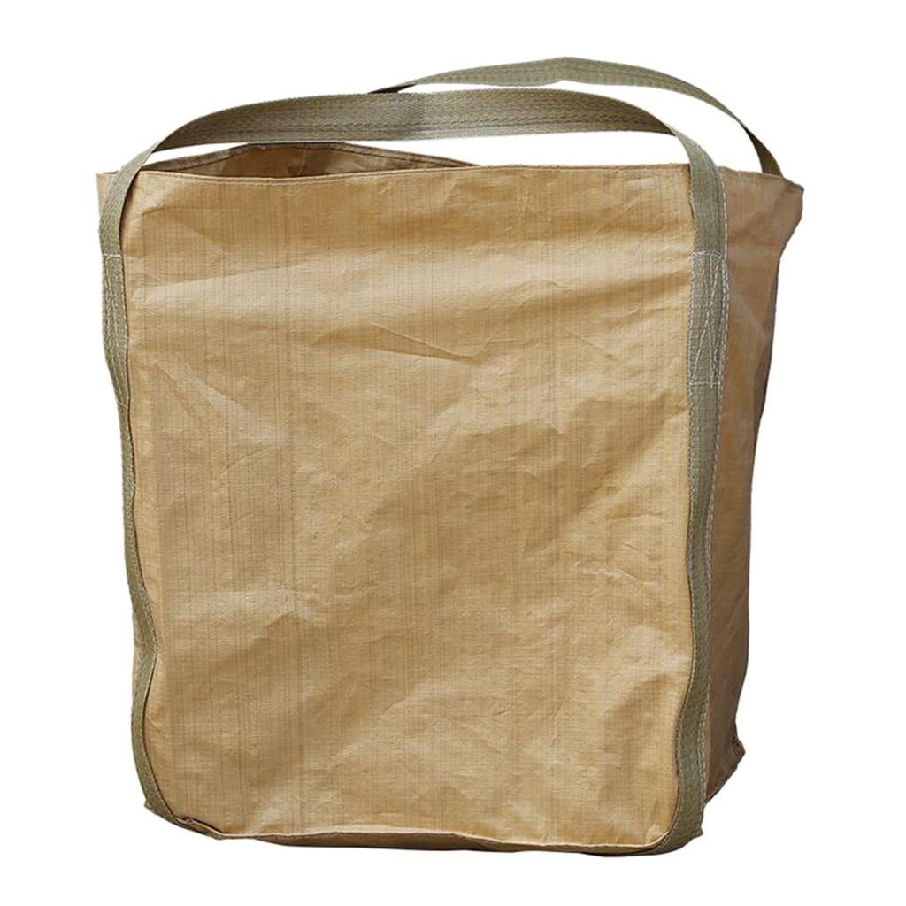 2t FIBC Bulk Bag Super Sack Storage 3.3x3.3x3.9' w/ Duffle Top & 2 Handle