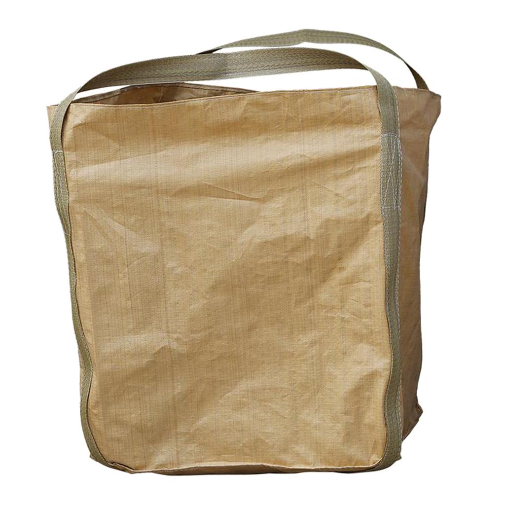 2t FIBC Bulk Bag Super Sack Storage 3.3x3.3x3.9' w/ Duffle Top & 2 Handle