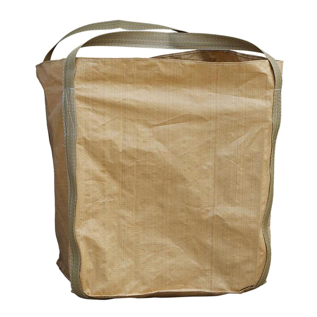 2t FIBC Bulk Bag Super Sack Storage 3.3x3.3x3.9' w/ Duffle Top & 2 Handle