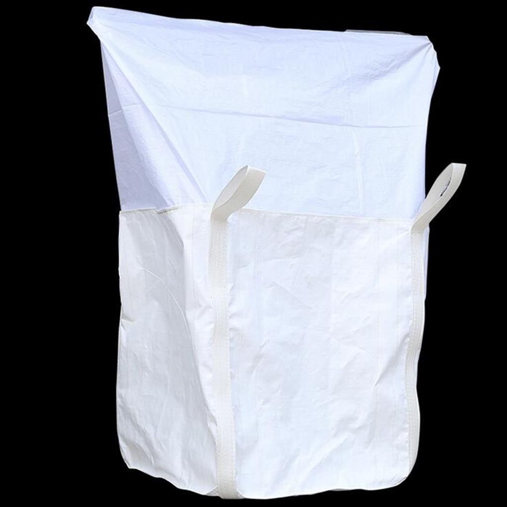 1 Ton FIBC Bulk Bag Builders Bag Waste Rubble Storage Sack with 4 Loops, PP