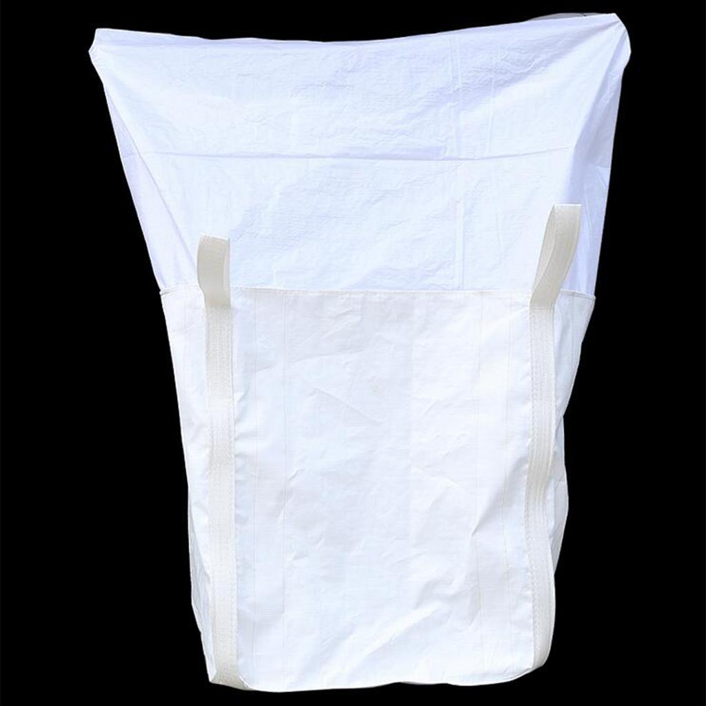 1 Ton FIBC Bulk Bag Builders Bag Waste Rubble Storage Sack with 4 Loops, PP