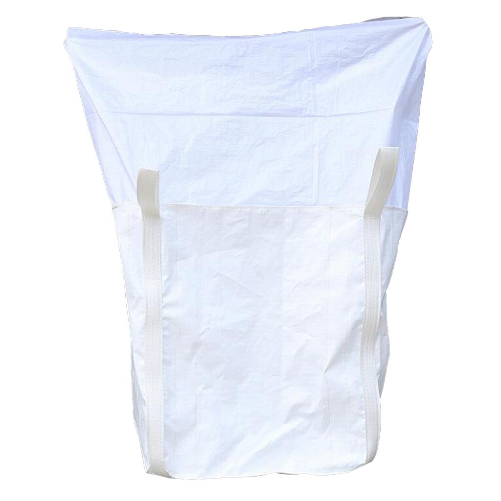 1 Ton FIBC Bulk Bag Builders Bag Waste Rubble Storage Sack with 4 Loops, PP