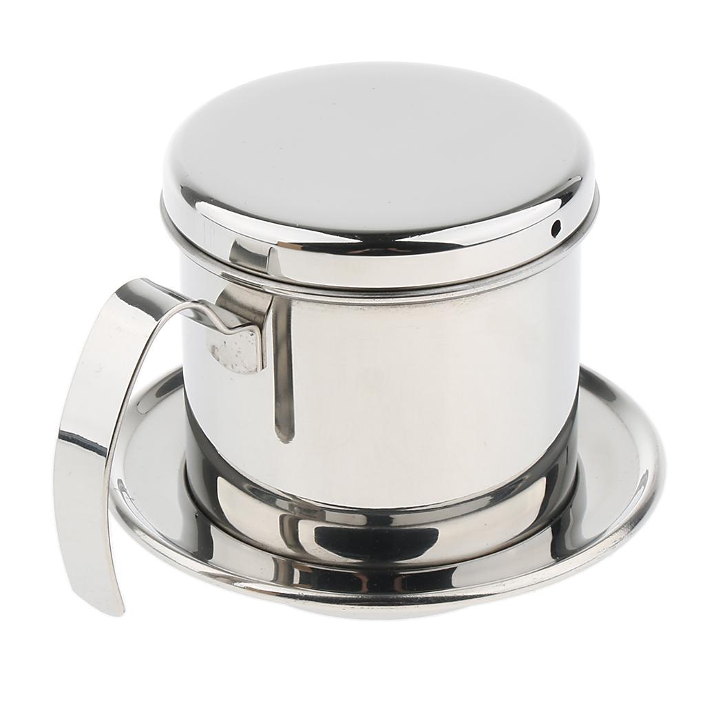 Stainless Steel Portable Coffee Percolator Cup Coffee Brewing Pot