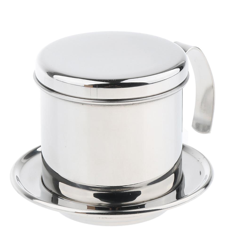 Stainless Steel Portable Coffee Percolator Cup Coffee Brewing Pot